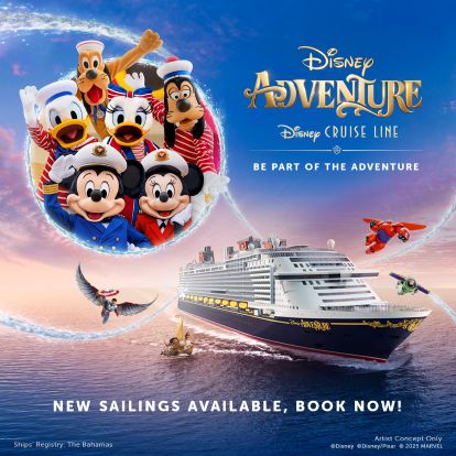 DISNEY ADVENTURE - NƠI CẢ GIA ĐÌNH BƯỚC VÀO THẾ GIỚI DISNEY GIỮA ĐẠI DƯƠNG